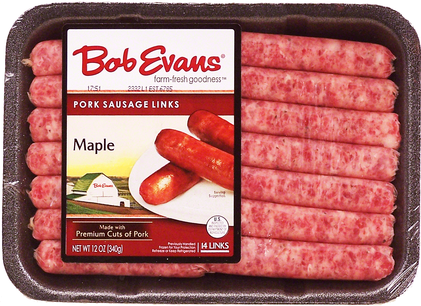 Bob Evans  maple pork sausage links, 14-count Full-Size Picture